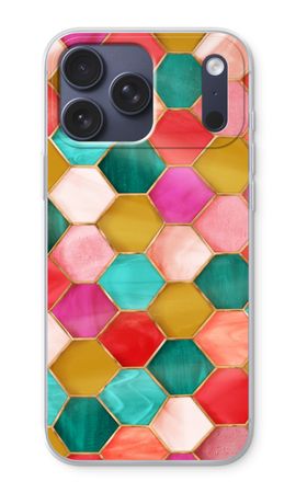 Hexagons in stained glass