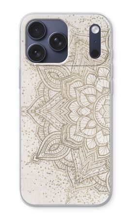 Boho golden mandala
