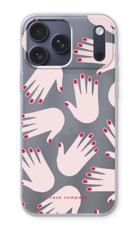 Hands pink