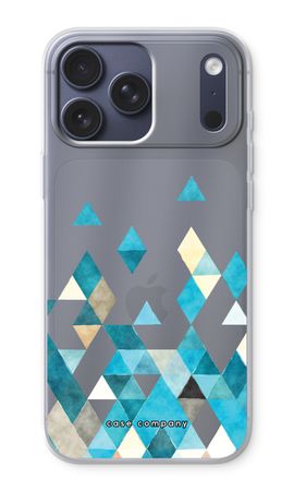 Coloured triangles blue