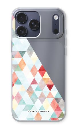 Coloured triangles pastel