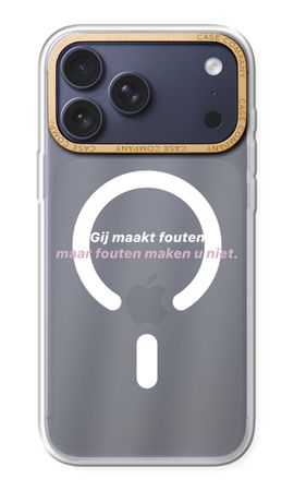 Fouten maken u niet