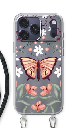 Schmetterling in einer blumigen Welt