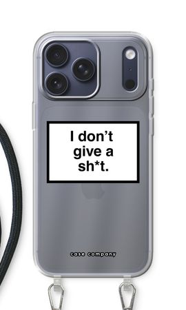 Don't give a shit