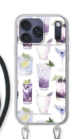 Violet cocktails