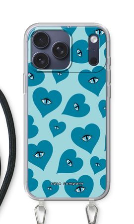 Blue heart eyes