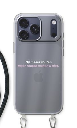 Fouten maken u niet