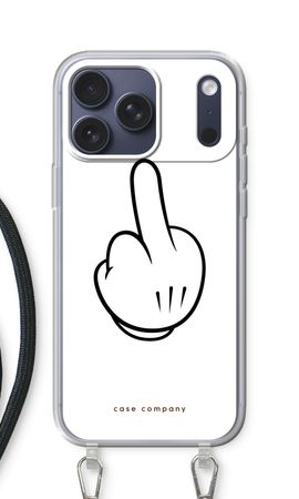 Mittelfinger weiß