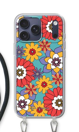 Retro Flowers - Blue