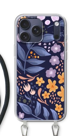Flowers with blue leaves