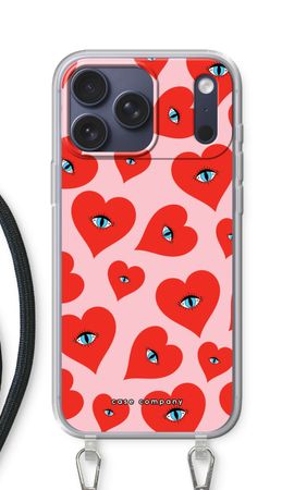 Red heart eyes