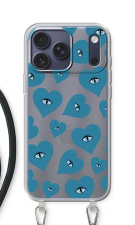 Blue heart eyes