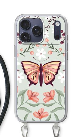 Schmetterling in einer blumigen Welt