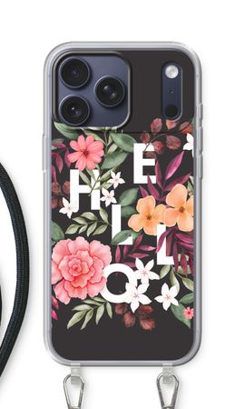 Hello in flowers