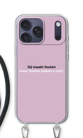 Fouten maken u niet