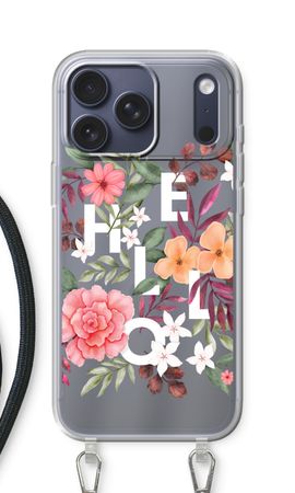 Hello in flowers