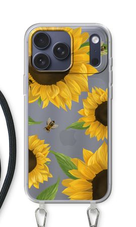 Sunflower and bees