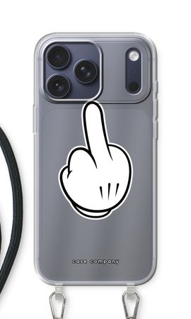 Mittelfinger weiß