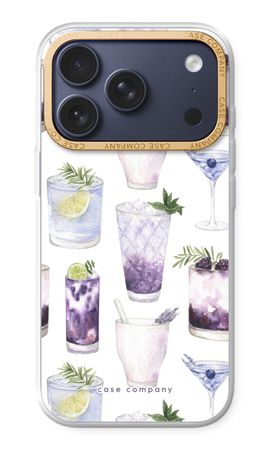 Violet cocktails