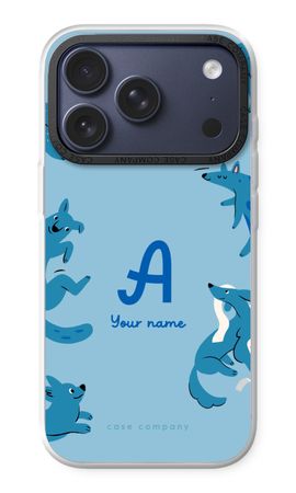 Playful Dogs Monogram