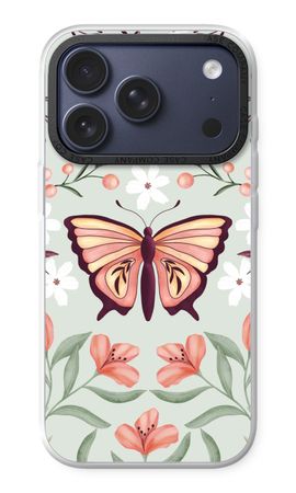 Vlinder in een bloemenwereld