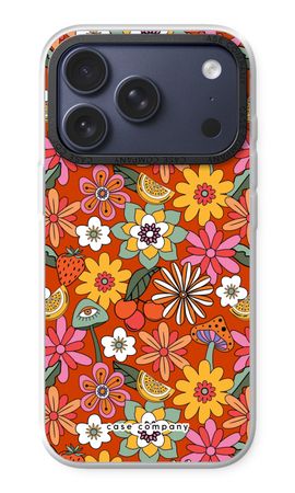 Retro Flowers - Red