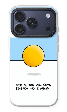 Stoppen met schijnen