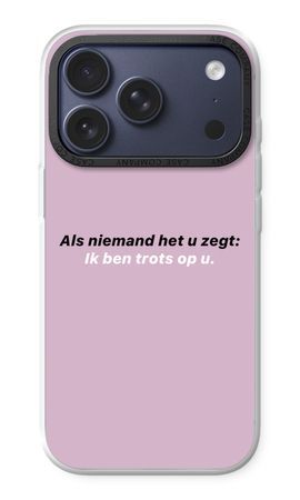 Ik ben trots op u