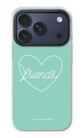 Friends heart pastel