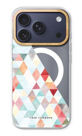 Coloured triangles pastel