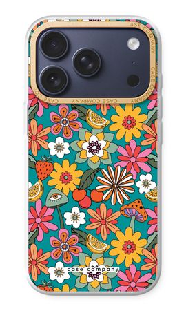 Retro Flowers N°2 - Blue