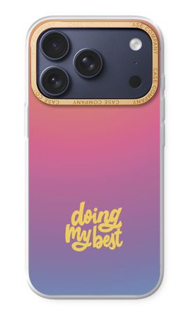 Doing my best