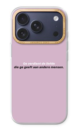 Ge verdient de liefde