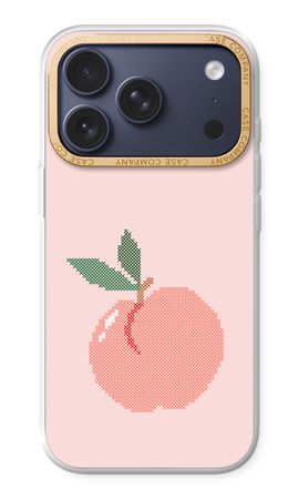Stitched Peach