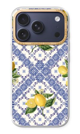 Blue tiles and lemons