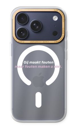 Fouten maken u niet