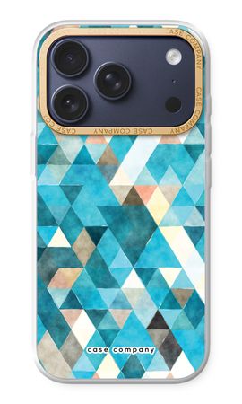 Coloured triangles blue