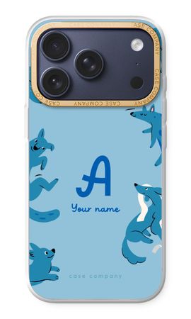 Playful Dogs Monogram