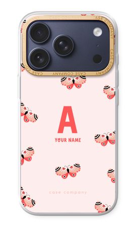 Rosy Butterflies Monogram