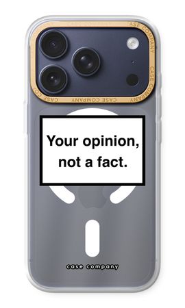 Your opinion