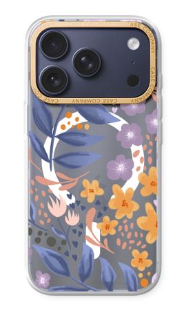 Flowers with blue leaves