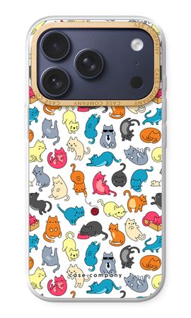 Colourful cats