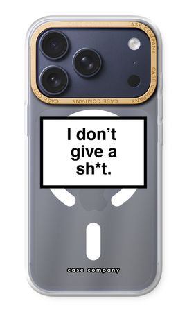 Don't give a shit
