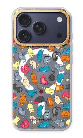 Colourful cats