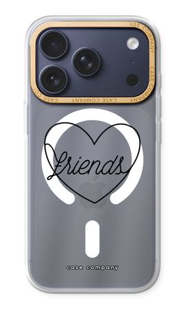 Friends heart black
