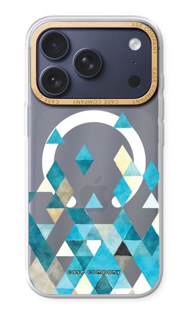 Coloured triangles blue