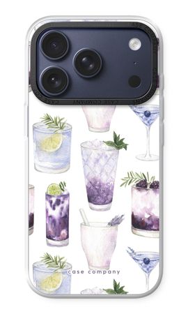 Violet cocktails