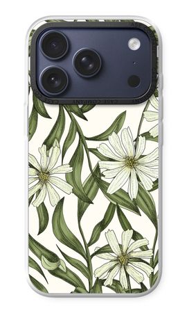 White flower pattern