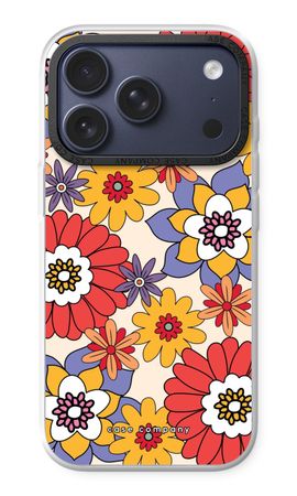 Retro Flowers - Yellow