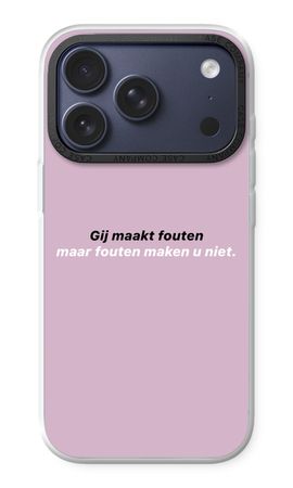 Fouten maken u niet